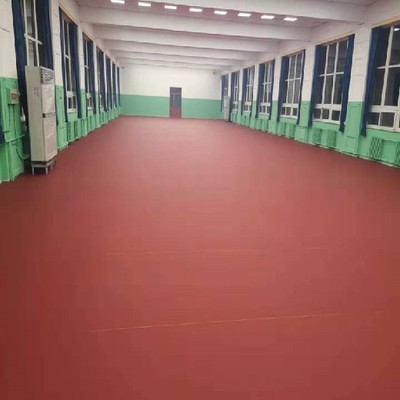 乒乓球彈性塑膠地板乒乓球卷材塑膠地板